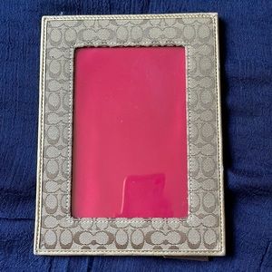 Coach brand 5 by 7 picture frame